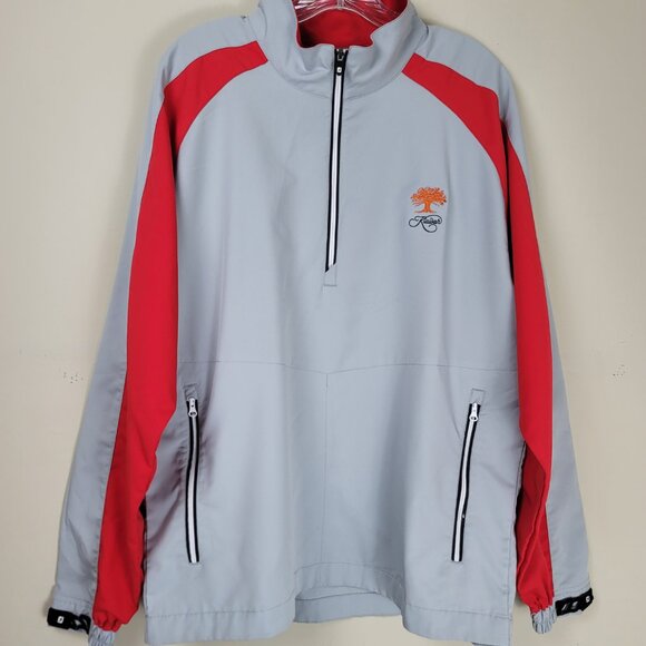 FootJoy Golf Quarter-Zip Pullover Jacket Windbreaker Men's XL - Picture 3 of 12